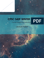 CPSC 542F WINTER 2017: Lecture Notes