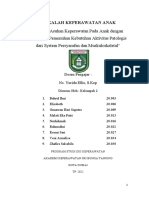 Makalah Keperawatan Anak Askep Kelompok 6