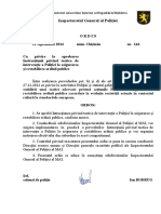 Ord. IGP Nr. 144 Instructiune AROP