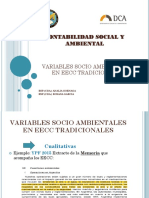 Variables Socio-Ambientales en EECC Tradiconales