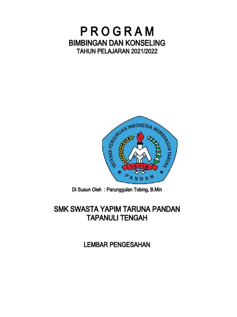 Program Bimbingan Konseling SMK 2021/2022 | PDF | Bisnis
