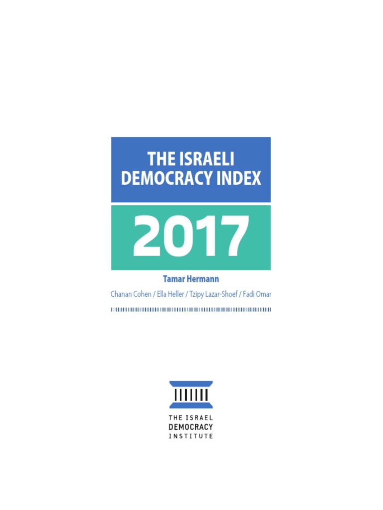 2017 Israeli Democracy Index 2017 PDF Cost Of Living Israel