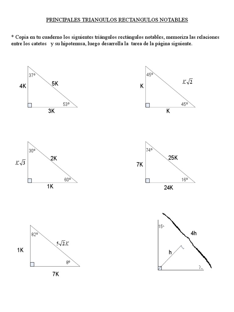 Triangulos Notables