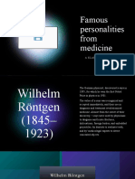 Famous personalities from medicine - Wilhelm Röntgen