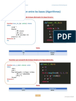 Conversion Entre Les Bases (Algorithmiques Python)