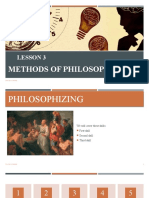Lesson 3 Methods of Philosophizing