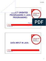 BMIS412 Object Oriented Programming II Java Programming Lect3