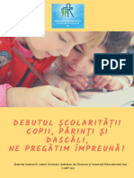 Debutul Scolaritatii - Ghid Pentru Parinti