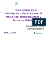 Abordaje Integral de La Interrupción Legal Del Embarazo en El Marco Normativo Actual USHUAIA 18