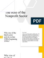The Rise of Nonprofit Sector - Lecture Pre.