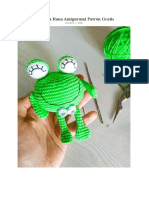 Tima La Rana Amigurumi Patron Gratis