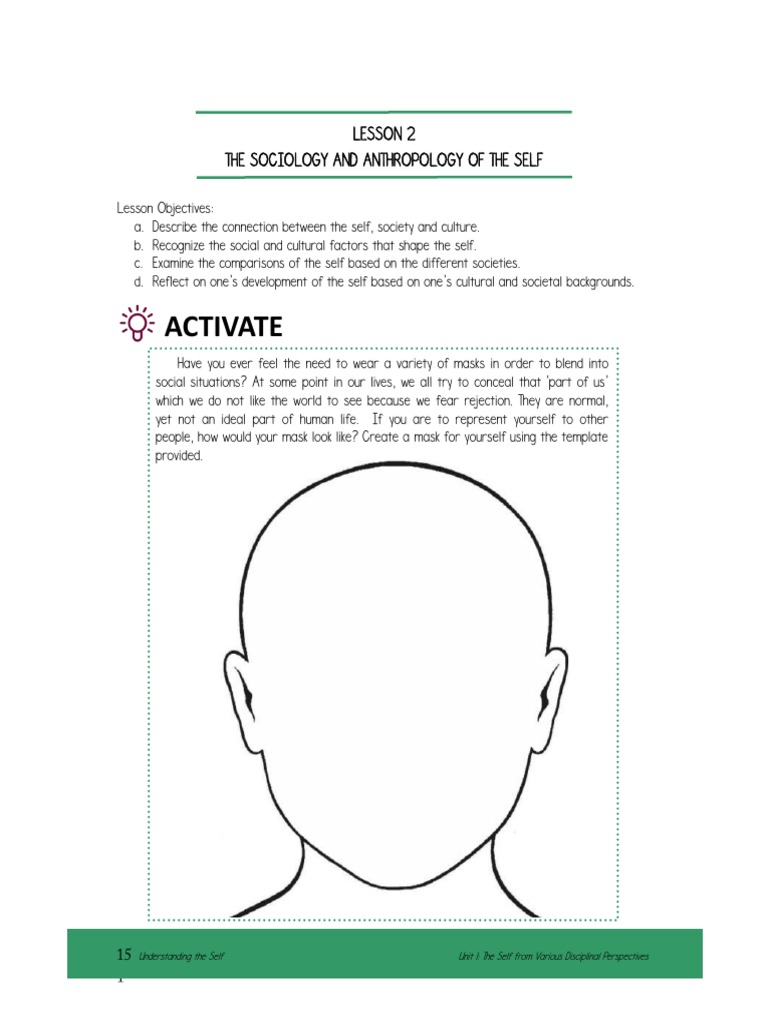 Understanding the Self and Identity | PDF | Gender Studies | Gender