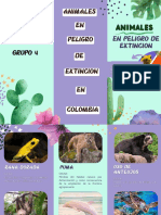 Folleto Animales en Peligro