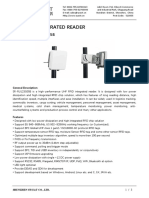 UHF RFID Integrated Reader Features Long Reads, High Speed