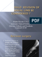 When Should Revision of A Residual Limb Be Considered