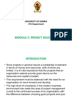 Module 2 - Project Selection
