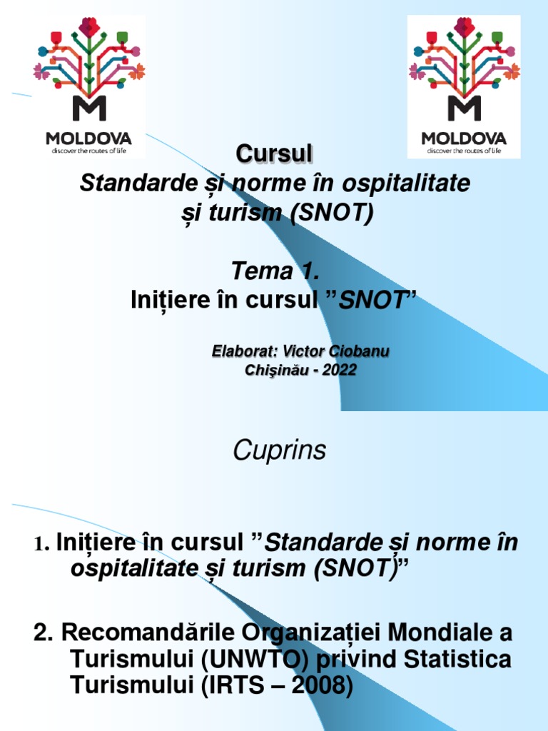 Standarde Și Norme În Ospitalitate Și Turism RESURSE | PDF