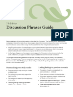 Discussion Phrases Guide