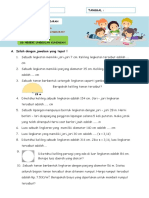 Latihan Soal Matematika Kelas 6a (Luas Dan Keliling Lingkaran)