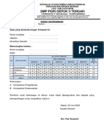 Surat Keterangan Raport