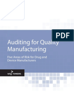 Auditing For Quality Manufacturing