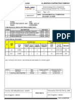 Commissioning Service Department Commissioning Standard Test Formats Sheet: Page 1 of 1 Contractor: ABC Contract No.: 4400010697