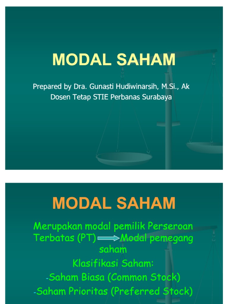 10 Modal Saham | PDF