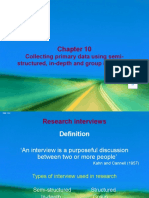 Collection Primary Data Using Interview