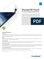 Thuraya X5 Touch Factsheet