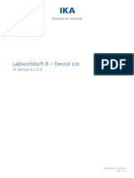 Labworldsoft 6 - Device List - Web