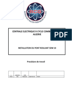 Procedure D'installation Du Pont Roulant SDM 10