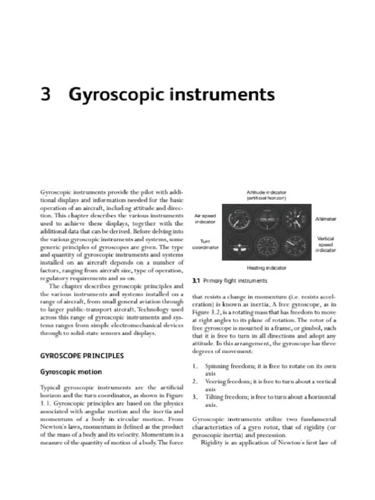 Gyroscopic Instruments | PDF