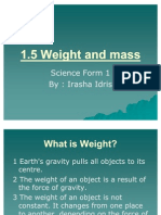 1.5 Weight and Mass