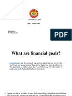 What Are Financial Goals