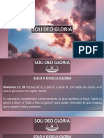 Solo a Dios la Gloria en la Redención