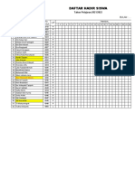 Absensi Siswa - 2021 - 2022