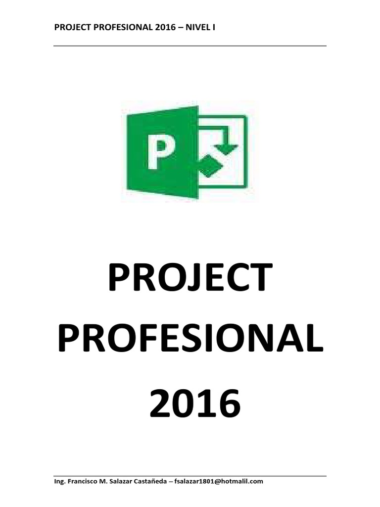 Guía de Project Profesional 2016 | PDF | Calendario | Gestión de proyectos