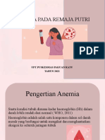 Anemia Pada Remaja Putri TH 2021