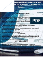 Falta de Implementación de La Facturación Electrónica en Las Pymes de La Ciudad de Ibagué.