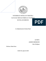 La administración de justicia penal en Venezuela (subsistemas policial y judicial