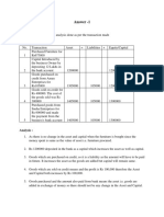 Transaction Analysis Table