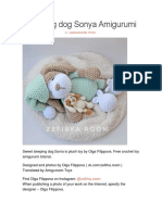 Amiguroom Toys - Sleeping Dog Sonya - Olga Filipova - English Translated