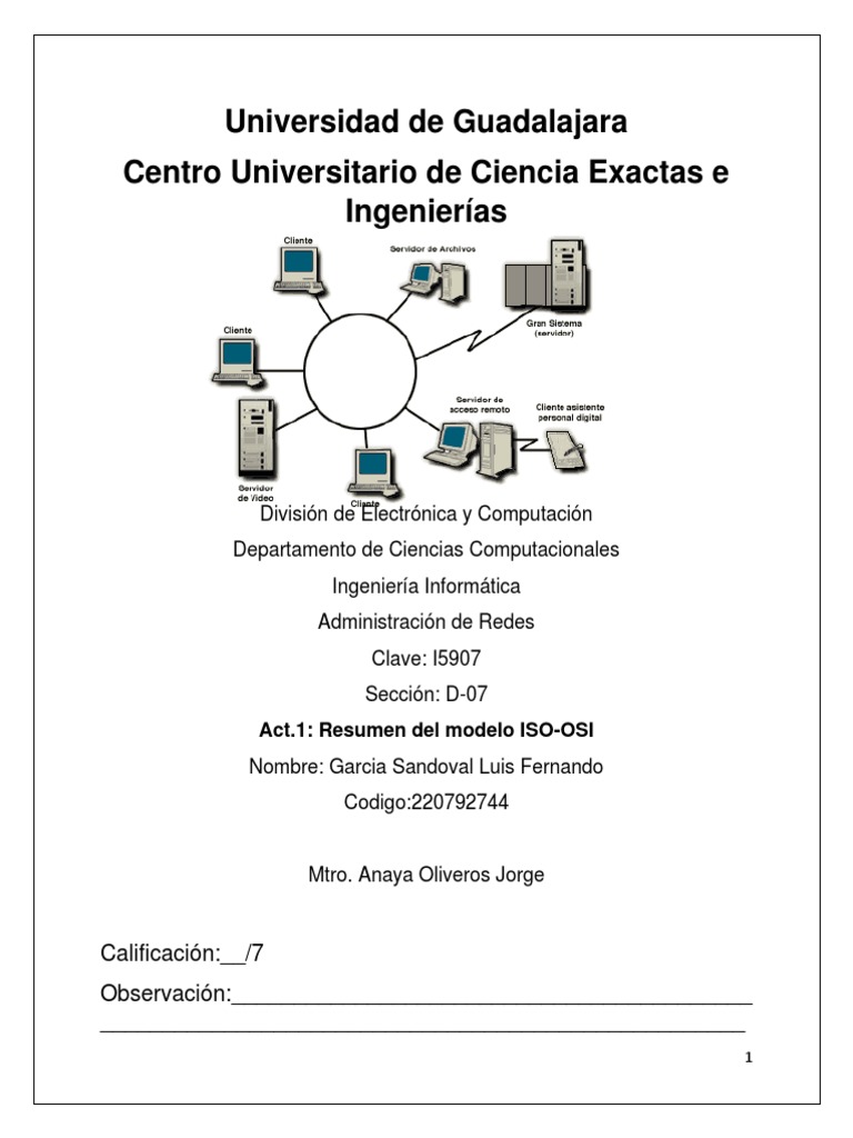 Resumen Modelo ISO-OSI y TCP/IP | PDF | Protocolos de internet | Red de ...