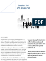Role & Job Analysis Session 5-6