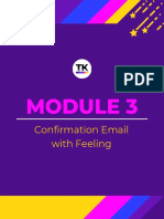 Module 3 - Confirmation Email With Feeling ES 2020
