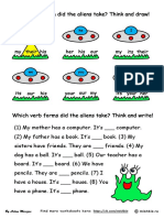 Aliens Possessive Adjectives by Artem Morozov