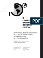 Programa Definitivo Del IX CONGRESO NACIONAL DE CIENCIA POLÍTICA