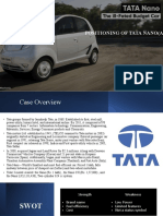 Positioning of Tata Nano as an Affordable City CarTITLE