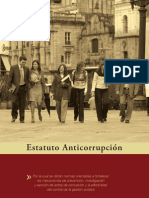 CARTILLA ESTATUTO ANTICORRUPCIÓN