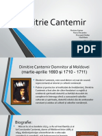Dimitrie Cantemir referat